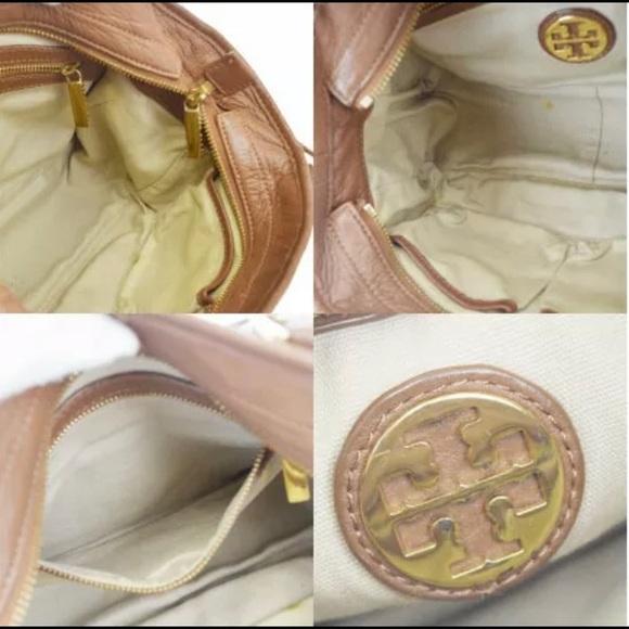 Tory Burch Amanda Leather bag small-M big logo. - Picture 7 of 8
